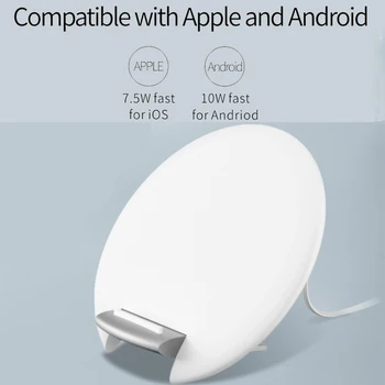 

Table Desk Wireless Charger For Samsung Galaxy Note 10+ 5G S10 S9 S8 Plus Mobile Phone Charge Fast Desktop Wireless Charging Pad