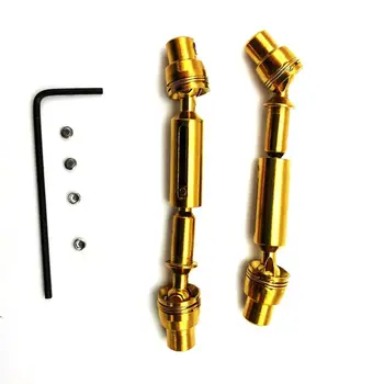 

RCtown Transmission Drive Shaft For WPL B1 B16 B24 B36 C1 C24 C34 Q60 Q61 Q65 MN 90 RC Car Parts Gold