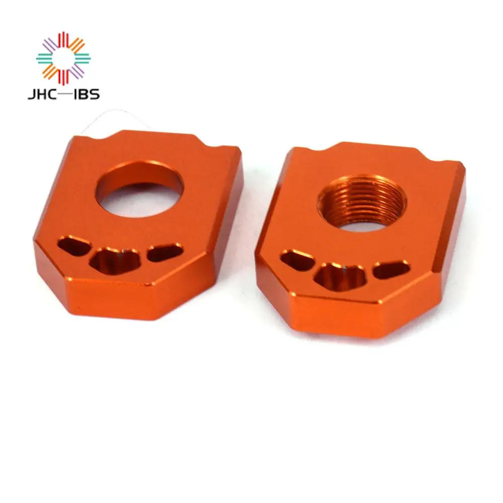 Motorcycle Accessory CNC Rear Chain Adjuster Axle Blocks KTM 85 125 150 200 250 300 350 450 525 530 EXC EXCF XCW SXF XC XCF motorcycle chain adjuster