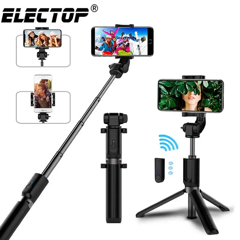 

Bluetooth Selfie Stick with Tripod Plastic Alloy Self Stick Selfiestick Phone Smartphone Selfie-Stick for Iphone Samsung Huawei