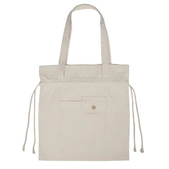 

New Women's Casual Shoulder Bag Preppy Style Plaid Handbag Large Capacity Canvas Luxury Handbag Bunch Mouth Bag