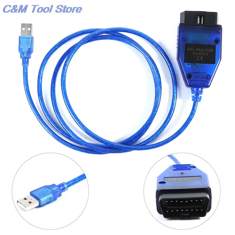 VAG-COM 409 Com Vag 409.1 Kkl USB Diagnostic Cable Scanner Interface | Автомобили и мотоциклы
