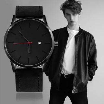 

Watch For Men 2019 Ultra-thin Top Brand Luxury Men's Watch Fashion Watch Men Sport Watches Leather Casual Reloj Hombre Saati