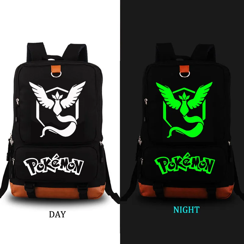 style6 black Игрушка Пикачу школьная сумка мультфильм рюкзак студенческий школьный рюкзак ноутбук рюкзак повседневный рюкзак - Цвет: style6 black