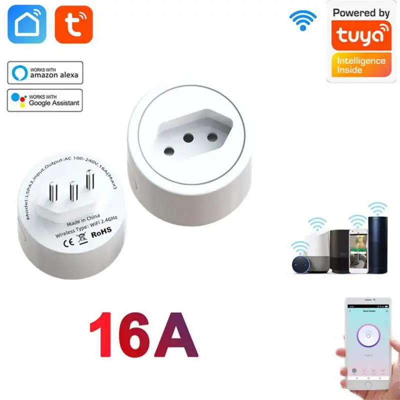 Смарт-розетка с таймером и поддержкой Wi-Fi 16 А | Электроника
