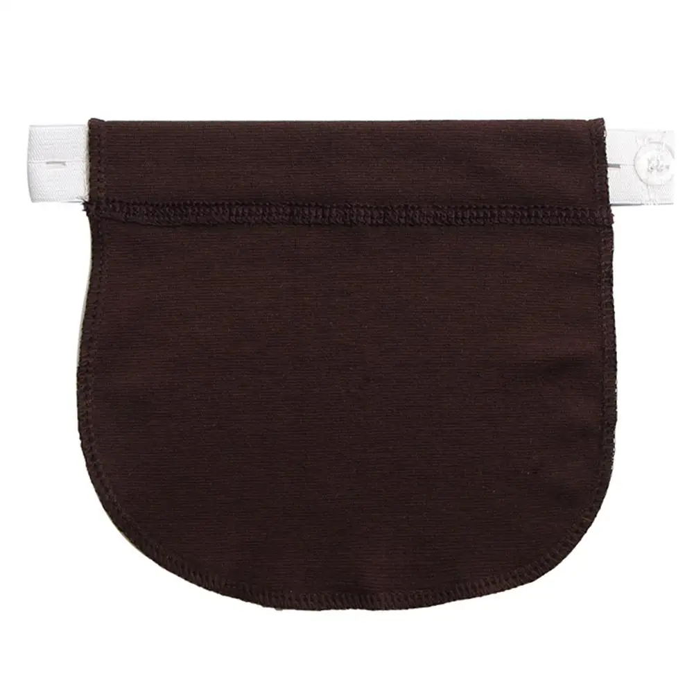 Пояс для беременных, эластичный пояс, расширитель для брюк, ремень для защиты, Прямая поставка - Цвет: Coffee