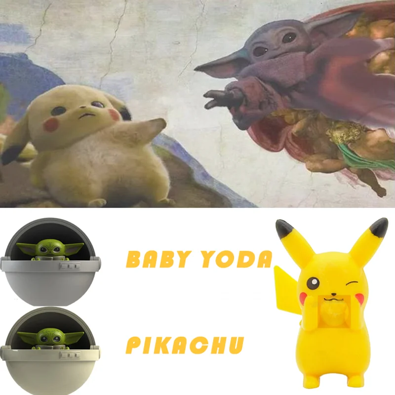 Детские игрушки yoda Baby Pikachu Mandalorain Kinghts Ren XH1533 Rise of Skywalker фигурные строительные блоки