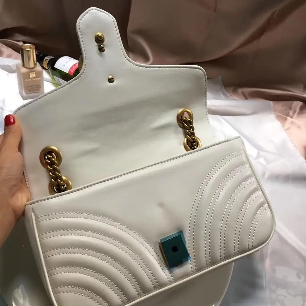 TopQuality Luxury Handbags Women Bags Design Fashion Brand Shoulder Bag Ladies Crossbody Real Cow Leather Flap Bag Free delivery