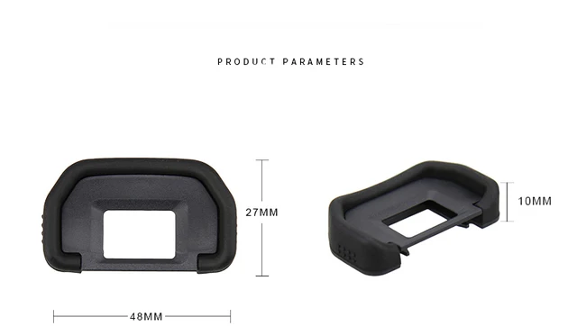 3x Oculare In Gomma Per Mirino Canon - Compatibile Con EOS Rebel, 5D, 6D, 70D E Altri - Foto 9