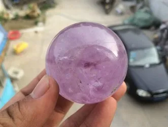 

326 Natural Amethyst Quartz Crystal Sphere Ball Healing Stone 51mm