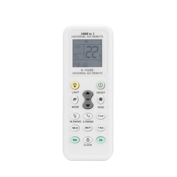 

Universal Wireless K-1028E 1000 In 1 Ac Digital Lcd Remote Control For Air Conditioner