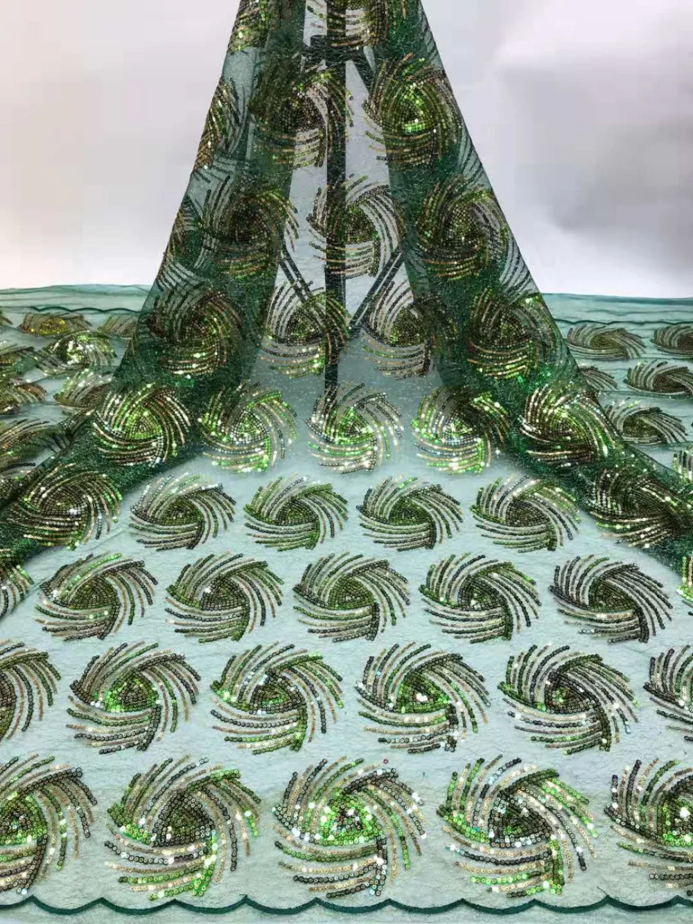 2019 African  french Laces cord lace cotton lace Nigerian 3D Guipure  High-quality  African French Net Lace Fabric (1)