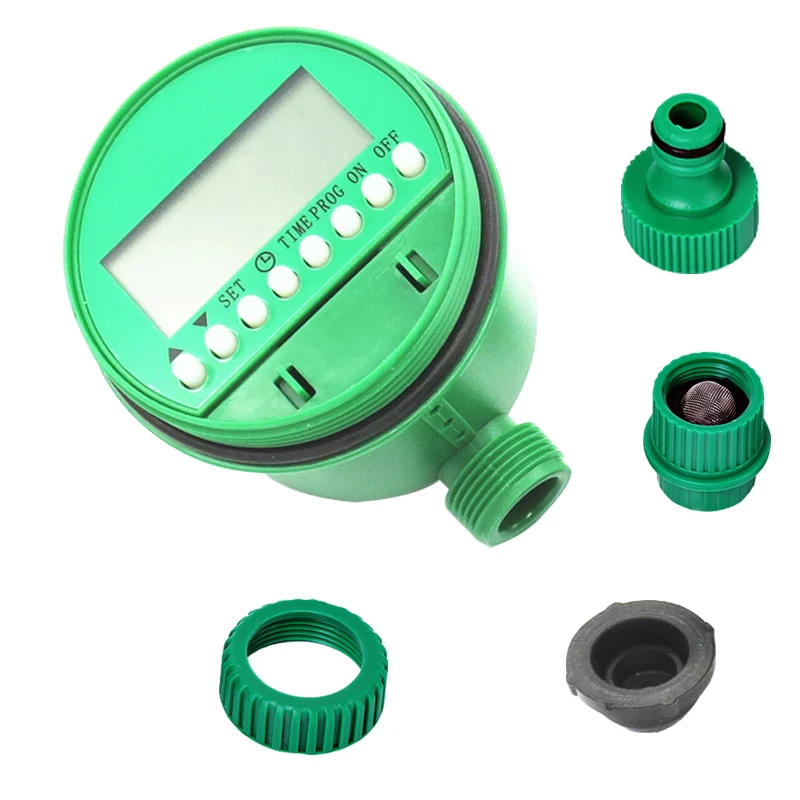 

1 Piece Electronic LCD Garden Water Timer Garden Irrigation System Timer Solenoid Valve Intelligent Garden Water Controller JQ