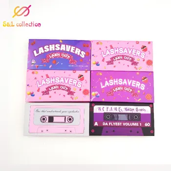 

Design Eyelash Packaging Box Wholesale Empty Lash Boxes Rectangle Case Halloween Logo Sticker