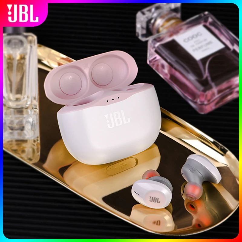 JBL TUNE 120TWS True Wireless Bluetooth Earphones T120TWS Stereo Earbuds Bass Sound Headphones Headset with Mic Charging Case