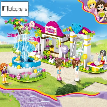 

Friends Central Perk Fountain Swing Shop House Friendship Figures Building Blocks Creator Educational Toys For Girl Gift 386 Pcs