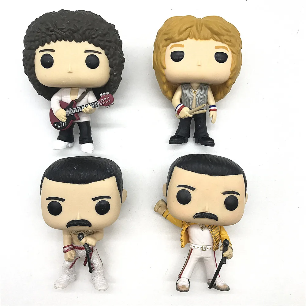 Оригинальные игрушечные виниловые фигурки Queen rocks Роджер Тейлор/Брайан