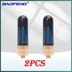 Baofeng 2 pcs SRH805S 5cm SMA-F short antenna dual frequency VHF UHF suitable for UV-5R UV10R two-way walkie-talkie accessories