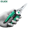 LAOA Multifunctional Scissors Made in Taiwan With safety Lock Stainless Shears Cutting Leather Wire cutters Household scissors ► Photo 1/5