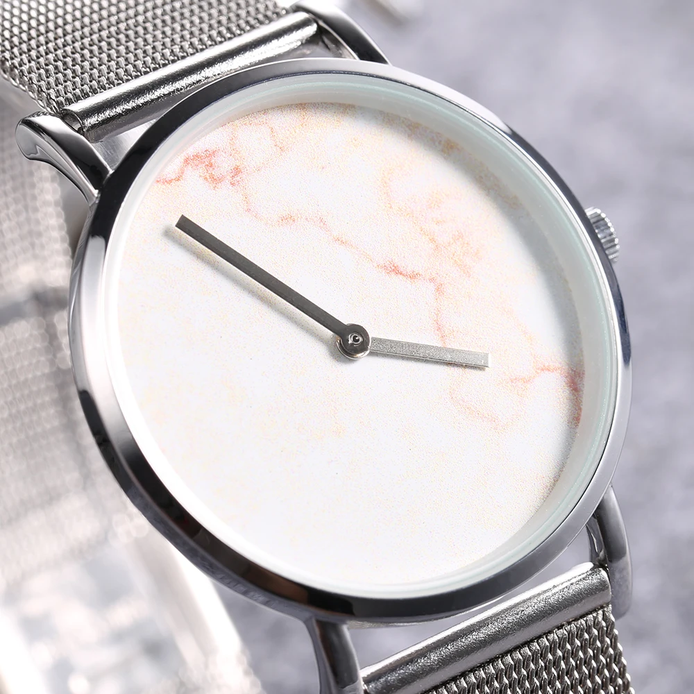 top luxury brand cagarny quartz watch women silver stainless steel mesh band simple style ladies wrist watches waterproof 2019 trendy (6)