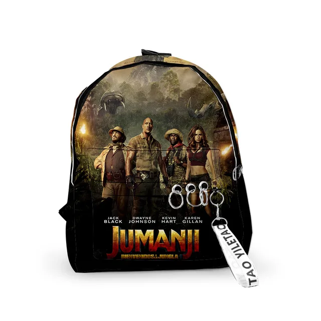 Movie Jumanji Spencer Dr Bravest Backpack Cosplay Deadpool laptop bag Adult Travel Student Shoulder Bags Batman Travel bag