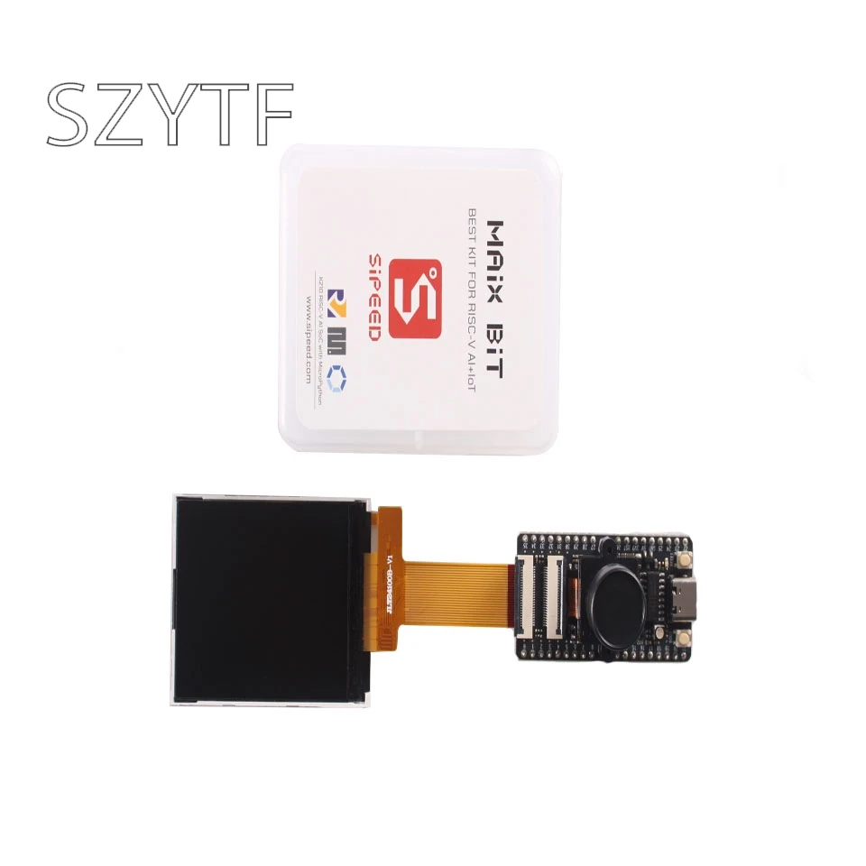  Maix-BIT RISC-V Dual Core 64bit CPU Development Board Mini PC + Large Lens + Display Screen Kit