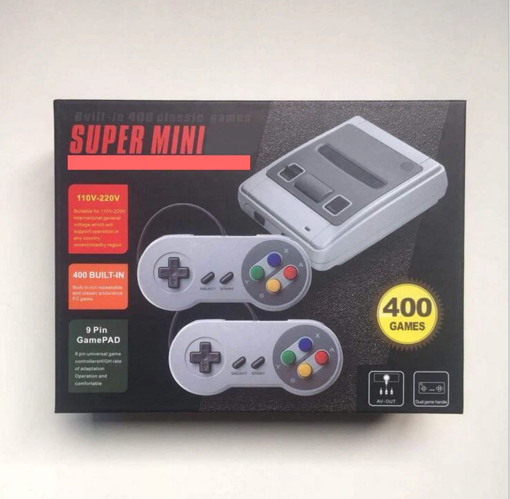 

Handheld Game Players Family Mini TV Video Game Console 8 bit Games Support AV Out Built-In 400 Retro Classic Games No Repeat