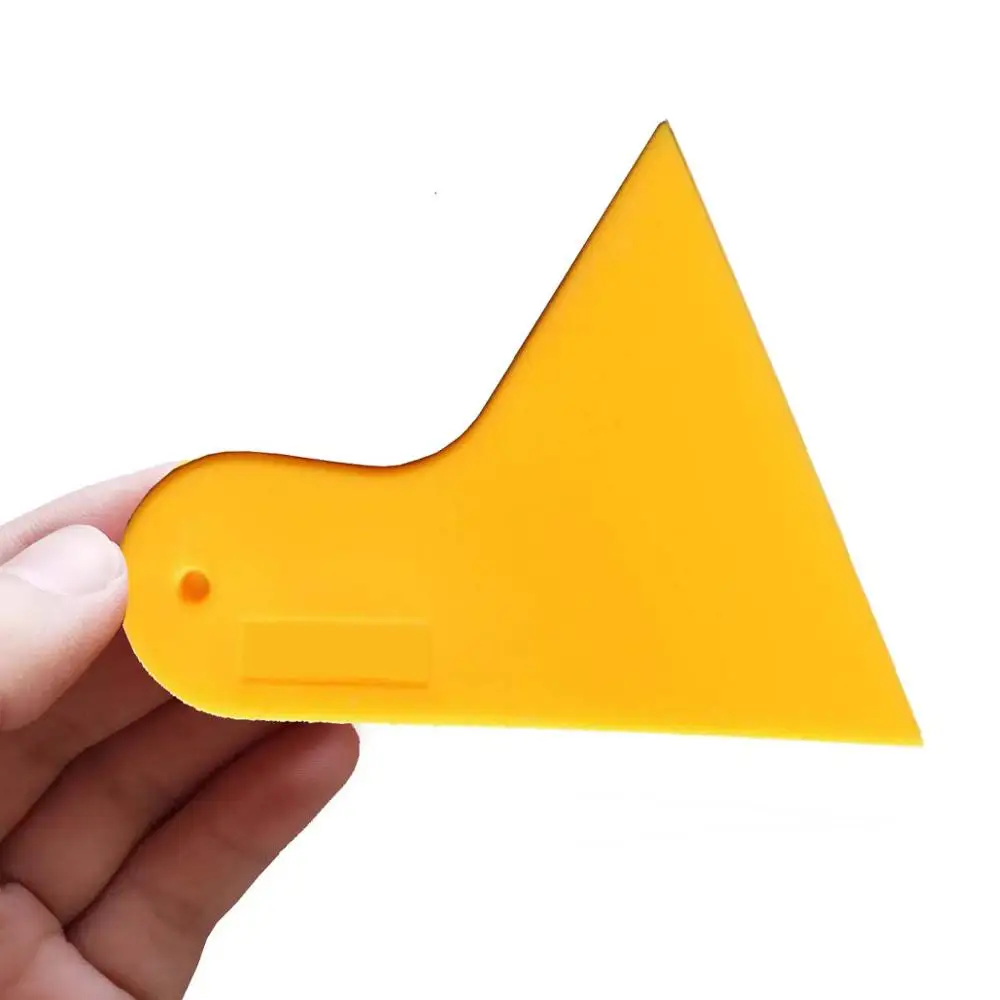 자동차 스타일링 소매 스퀴지 데칼 비닐 플라스틱 랩 어플리케이터, 눈/서리 다기능 스크레이퍼 도구 10A04, 10 개