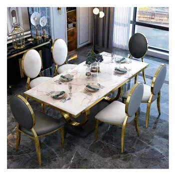 

Nodic dining room furniture dining table and chair set