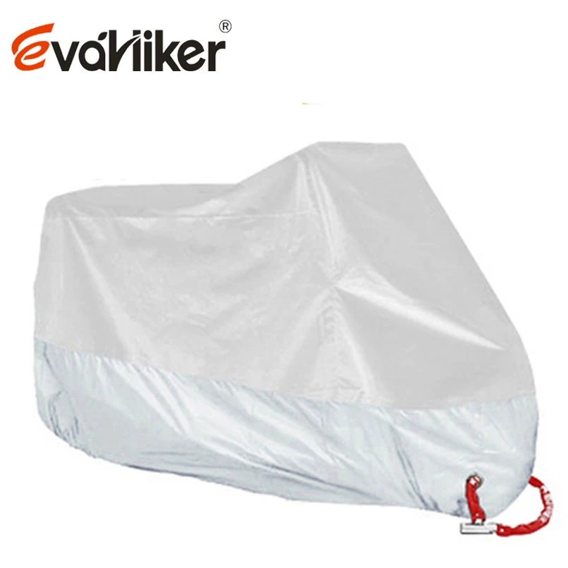 Waterproof Heavy Duty 190T Polyester Motorcycle Cover - All-Season UV & Dust Protection