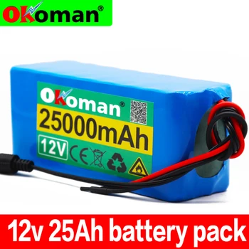 

original 18650 Battery pack Large capacity 12v 25ah 18650 lithium battery protection board 12v 25000mAh for inverter miner light