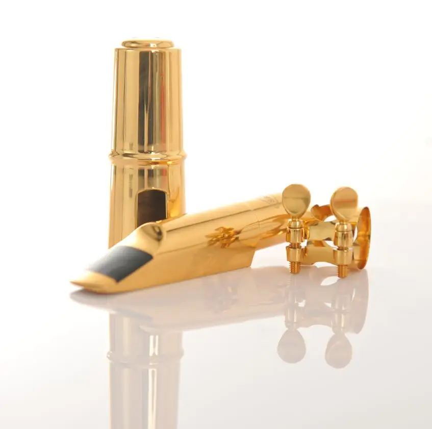 Профессиональный Саксофон SADSN мундштук серебряный и позолоченный духовой