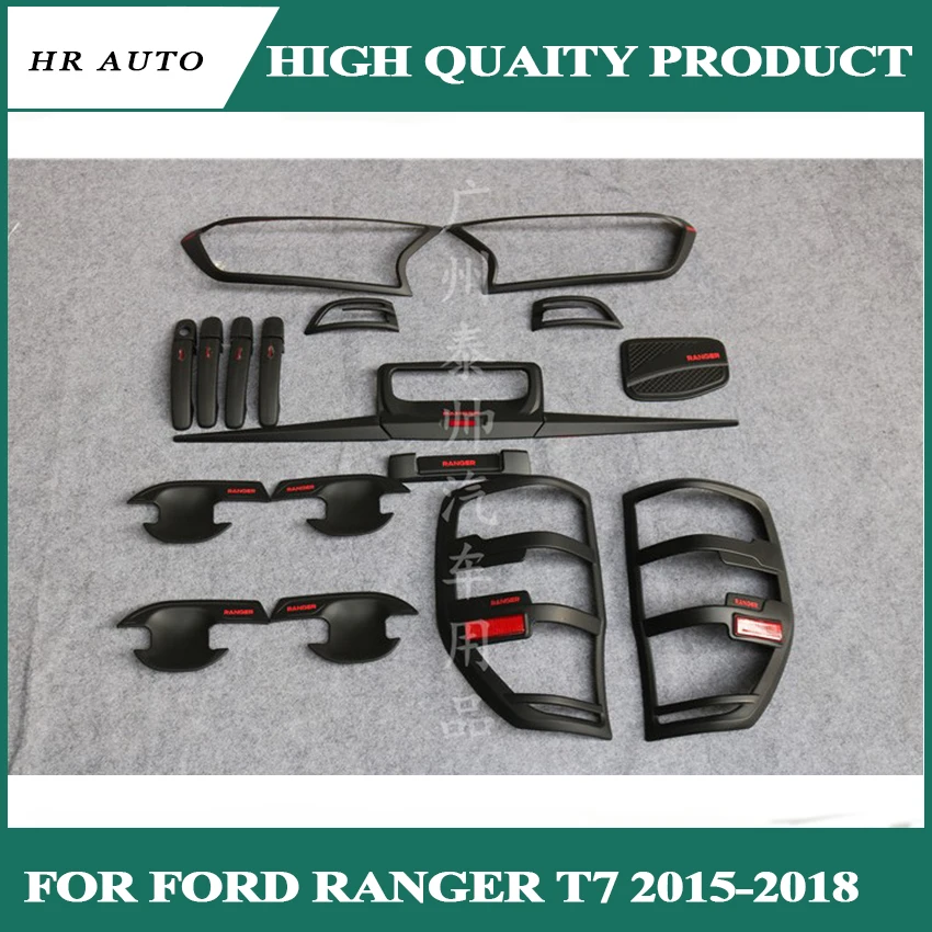 ABS черный авто аксессуары для FORD RANGER T7
