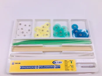 

Dental Composite Resin Finishing Polishing Discs Assorted Kit 75 Strips +48 Disc