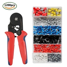 1200pcs Wire Terminal Crimp Connector Insulated Ferrules Terminal Block Cord Wire End Ferrules Electrical Terminator