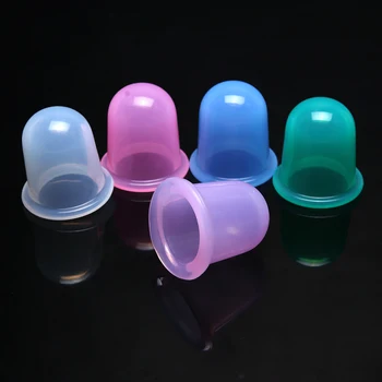 

Silicone Vacuum Cupping Cups Massage Cup For Anti-Cellulite Pain Chinese Cupping Relief Neck Back Relax Full Body Multi-color
