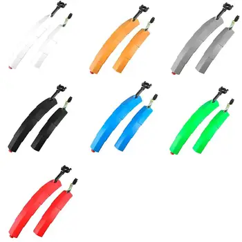 

Mountain Bike Fender Quick Release With Led Taillights Folding Flashing Retractable Light Bicycle Accessories