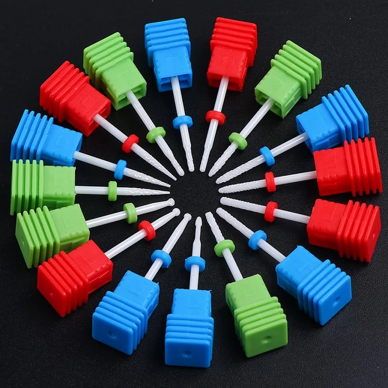 Nail Drill Bit Carbide Milling Cutter For Manicure Ceramic Electric Nail Drill Bit Nail Machine Equipment Accessories Gel Polish Remover Cutter