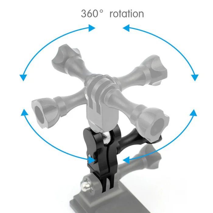 Универсальный алюминиевый 360 Поворот крепление штатива кронштейн адаптер для GoPro Hero 6/5/4 XiaoYi AS99