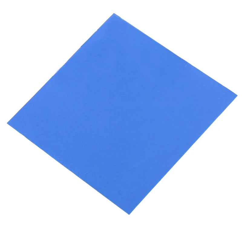 5 шт. Gdstime 10 см 100 мм x 100 мм x 0,5 мм 0,05 см толщина синий Теплопроводящий силиконовый коврик