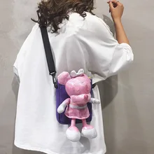 Дисней Микки Маус леди сумка девушка сумка Минни зимняя сумка хозяйственная сумка модная кукольная сумка