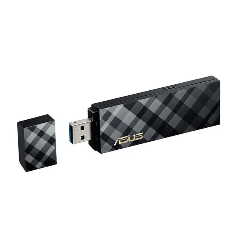 

ASUS USB-AC55 400Mbps 2.4G/5G Dual Frequency Band Wireless Receiver USB3.0 WiFi Adapter with Internal Antenna for Desktop Laptop