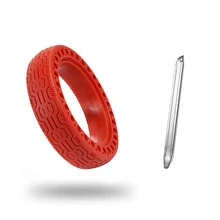 Для Xiaomi M365 электрический самокат с твердыми шинами 8,5 дюймов передний/задний взрывозащищенный сменный электрический самокат сплошной цвет