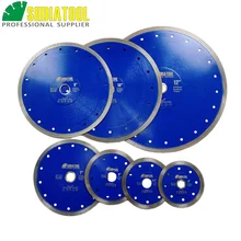 

SHDIATOOL 2pcs Diamond Cutting Disc X Mesh Turbo Rim Segment Dia 4" 4.5" 5" 7" 9" 10" 12" Diamond Saw Blade for Tile Cersmic