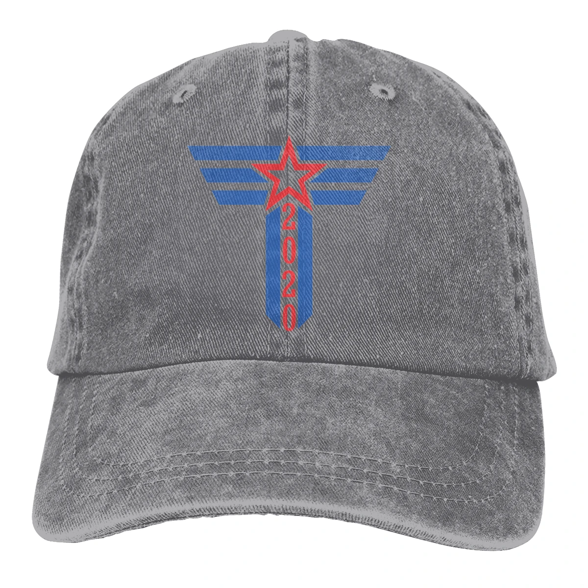 Trump T Casquette Черная мужская и женская джинсовая бейсболка с завязками Регулируемая Кепка для гольфа