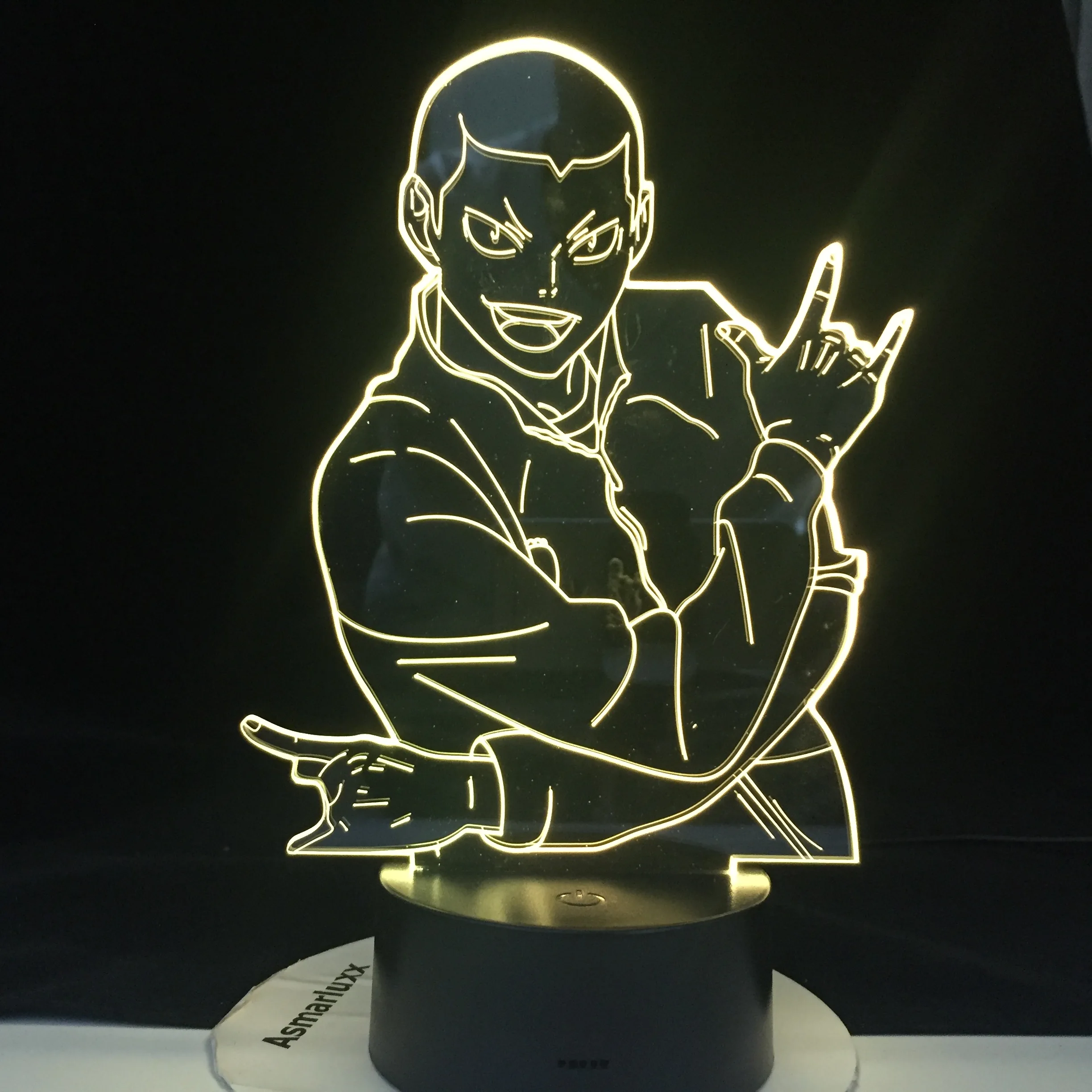 Ryunosuke Tanaka Led Anime Lamp Haikyuu Manga Gift Anime 3d Lamp Night Light Lamp Otaku Gift Well Packed And Fast Dropshipping Led Night Lights Aliexpress