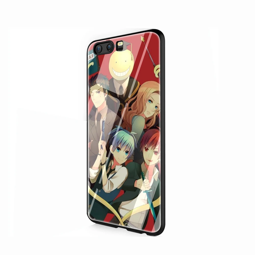 EWAU классная аниме стеклянная крышка для телефона чехол для huawei P20 30 P Smart Mate20 pro Lite Honor9 10 Lite