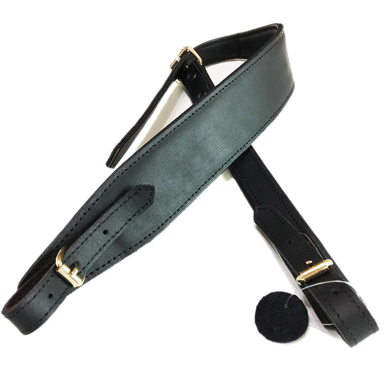SUPVOX Cowhide Bass Accordion Strap - Padded Left-Hand Belt For 80-96 Bass Accordions