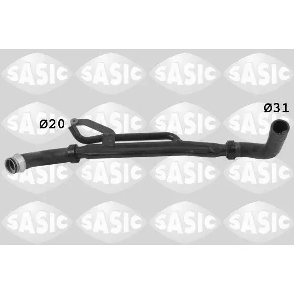 Патрубок радиатора Peugeot 406 1.6i-2.0 96 SASIC 3400004