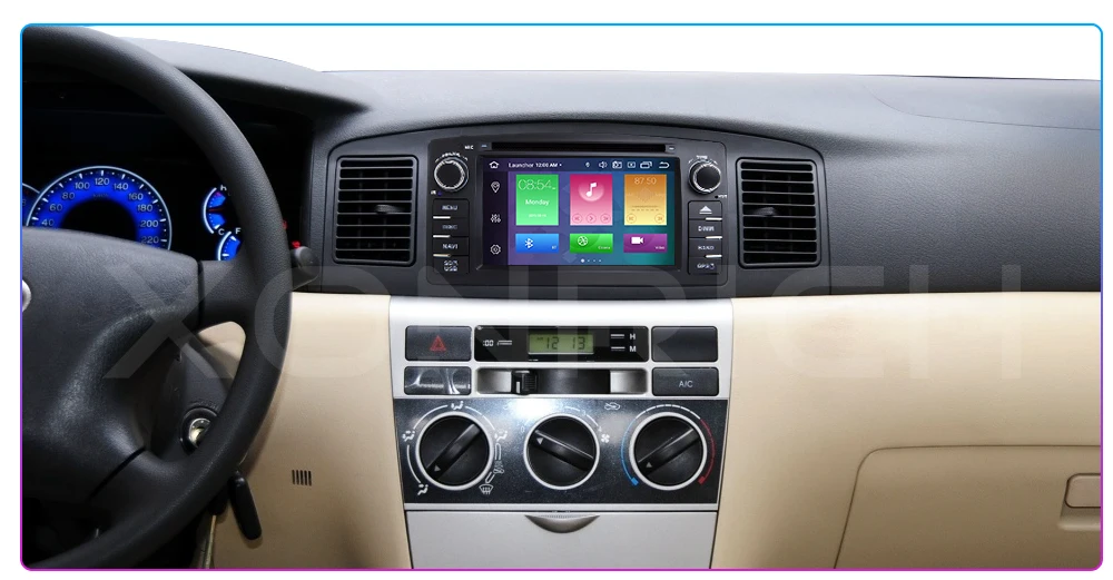 Sale DSP 4GB 64G Android 9.0 Car DVD Player For Toyota Corolla E120 BYD F3 2 Din Car Multimedia Stereo GPS AutoRadio Navigation 8Core 5